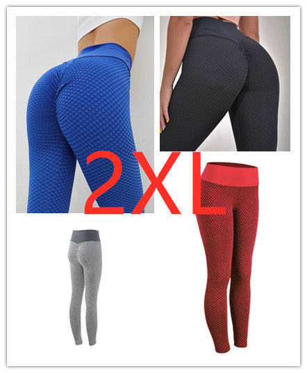 Plaid Seamless High Waist Breathable Leggings