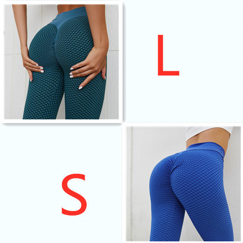 Plaid Seamless High Waist Breathable Leggings