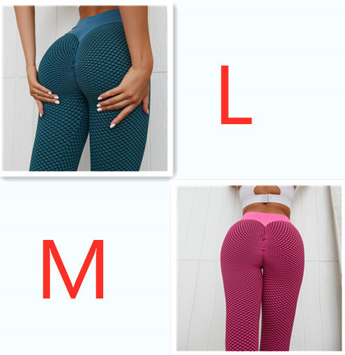 Plaid Seamless High Waist Breathable Leggings