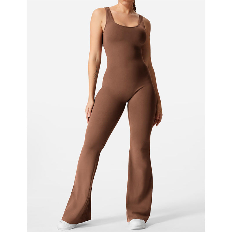 Slim Fit Hip Raise Backless Sexy Jumpsuit