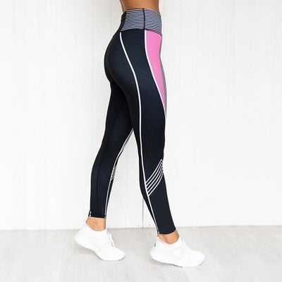 Digital Printing Tall Waist Yoga Pants