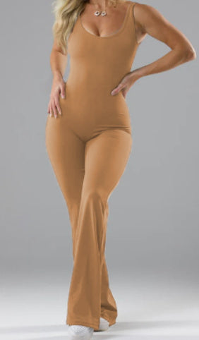 Slim Fit Hip Raise Backless Sexy Jumpsuit